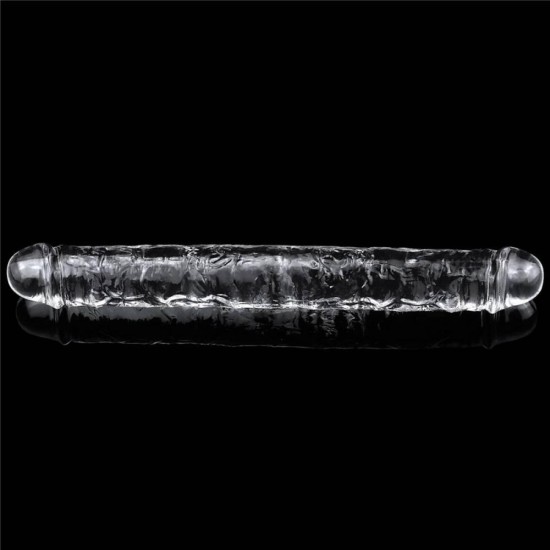 Flawless Clear Double Realistic Dildo 30cm Sex Toys