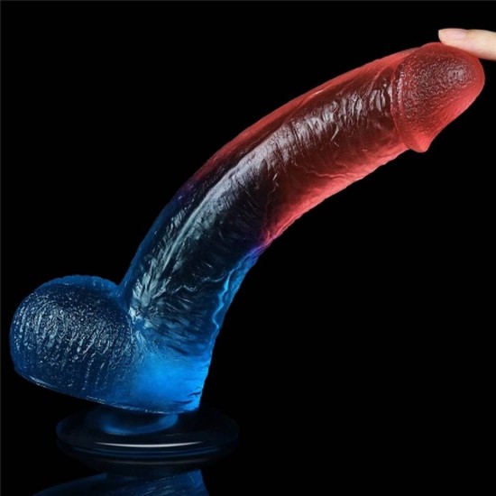 Ευλύγιστο Ρεαλιστικό Πέος - Dazzle Studs Realistic Dong With Balls 23cm Sex Toys 