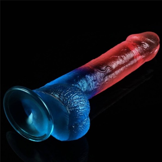 Ευλύγιστο Ρεαλιστικό Πέος - Dazzle Studs Realistic Dong With Balls 23cm Sex Toys 