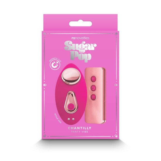Ασύρματος Δονητής Εσωρούχου - Sugar Pop Chantilly Remote Panty Vibe Pink Sex Toys 