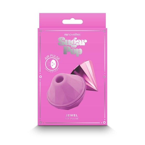 Sugar Pop Jewel Air Pulse Clitoral Vibrator Pink Sex Toys