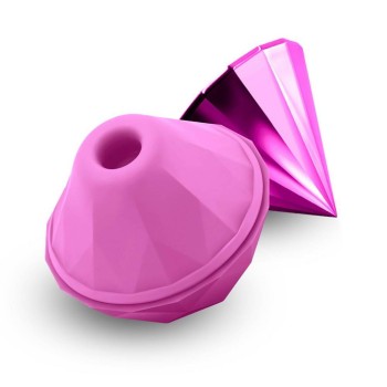Sugar Pop Jewel Air Pulse Clitoral Vibrator Pink