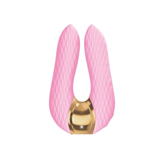 Πολυτελής Κλειτοριδικός Δονητής - Shunga Aiko Clitoral Massager Light Pink Sex Toys 