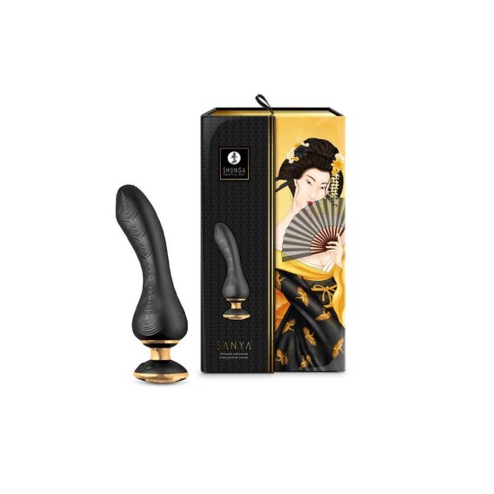 Πολυτελής Δονητής Σημείου G - Shunga Sanya G Spot Massager Black Sex Toys 