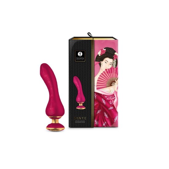 Πολυτελής Δονητής Σημείου G - Shunga Sanya G Spot Massager Raspberry Sex Toys 