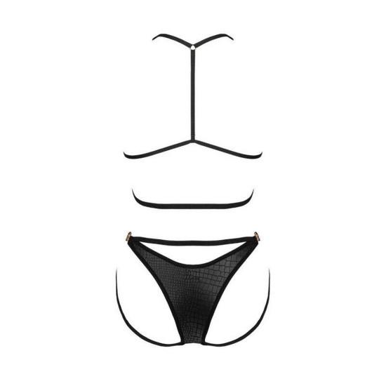 Σέξι Σετ Σουτιέν Με Στρινγκ - Obsessive Cobra Nive Bra & Panties Set Ερωτικά Εσώρουχα 