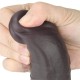 Ασύρματος Περιστρεφόμενος Δονητής - Dual Layered Silicone Remote Rotator Brown 20cm Sex Toys 