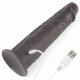 Ασύρματος Περιστρεφόμενος Δονητής - Dual Layered Silicone Remote Rotator Brown 20cm Sex Toys 