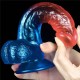 Ευλύγιστο Ρεαλιστικό Πέος - Dazzle Studs Realistic Dong With Balls 20cm Sex Toys 