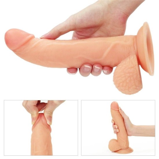 Ingen Vibrating Easy Strap On Set Beige 21cm Sex Toys
