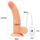 Δονούμενο Πέος Με Ζώνη - Ingen Vibrating Easy Strap On Set Beige 21cm Sex Toys 