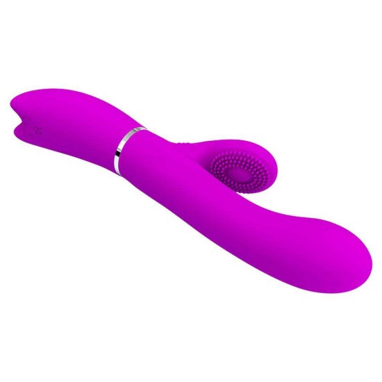 Rabbit Δονητής Με Κίνηση - Pretty Love Clitoris Vibrator With Wave Motion Sex Toys 