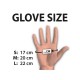 Λάτεξ Γάντια - Rimba Unisex Latex Short Gloves Small Black Sex Toys 