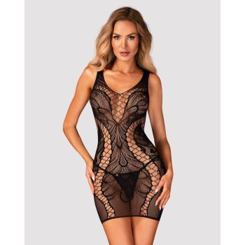 Σέξι Διχτυωτό Φόρεμα - Obsessive D608 Fishnet Dress Black