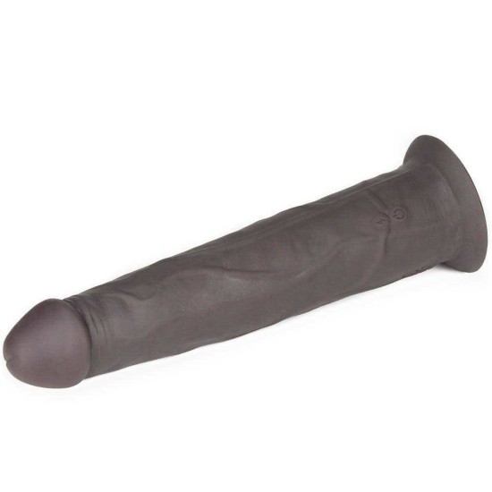 Dual Layered Silicone Remote Rotator Brown 23cm Sex Toys