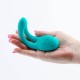 Ασύρματος Δονητής Ζευγαριών - Utopia Rechargeable Couples Toy Teal Sex Toys 