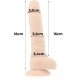 Ευλύγιστο Ρεαλιστικό Πέος - Cock Miller Silicone Flexible Cock Beige 18cm Sex Toys 