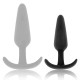 Μαλακή Σφήνα Πρωκτού - Hansel Silicone Anal Plug Small Black Sex Toys 
