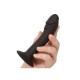 Κυρτό Ομοίωμα Μασάζ Προστάτη - Silicone Curved Anal Stud Black Sex Toys 