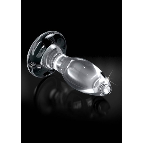 Γυάλινη Σφήνα Με Βεντούζα - Icicles Glass Plug No.91 With Suction Cup Sex Toys 