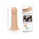 Κούφιο Ομοίωμα Με Ζώνη - Silicone Hollow Extension With Harness Beige 11cm Sex Toys 
