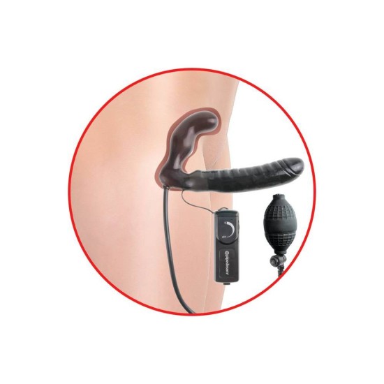 Inflatable Vibrating Strapless Strap On Sex Toys
