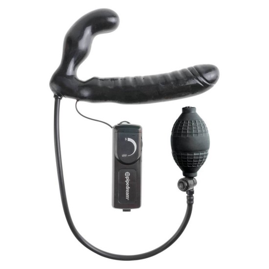 Inflatable Vibrating Strapless Strap On Sex Toys