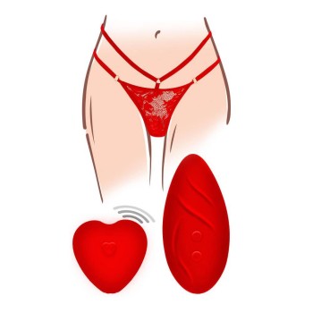 Ασύρματος Δονητής Με Εσώρουχο - Divine The Sensual Panty Pleaser Red