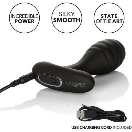 Eclipse Ultra Soft Probe Prostate Vibrator Black Sex Toys
