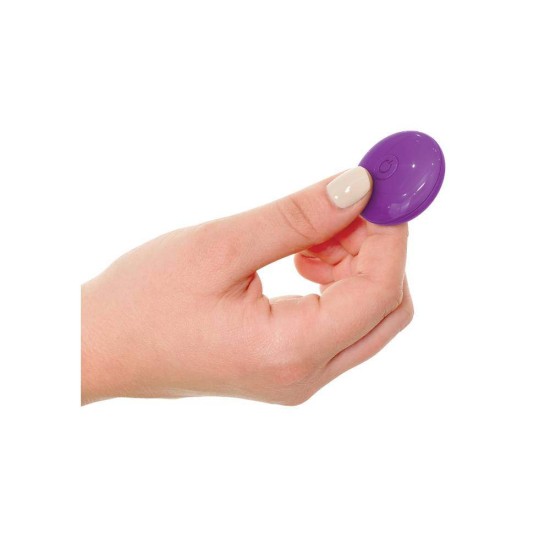 Δονητής Τριπλής Διέγερσης - 3some Total Ecstasy Silicone Vibrator Purple Sex Toys 