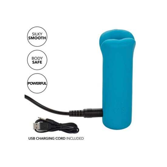 Κλειτοριδικός Δονητής Στόμα - Calexotics Kyst Lips Clitoral Vibrator Blue Sex Toys 