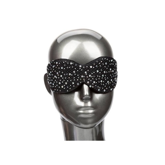 Φετιχιστική Μάσκα Με Στρας - Blackout Eye Mask With Rhinestones Fetish Toys