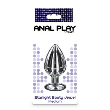 Μεταλλική Σφήνα Με Κόσμημα - Starlight Booty Jewel Butt Plug Medium