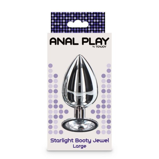Μεταλλική Σφήνα Με Κόσμημα - Starlight Booty Jewel Butt Plug Large Sex Toys 