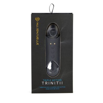 Δονητής Με Αναρρόφηση Και Γλώσσα - Trinitii Triple Action Vibrator With Flickering & Suction
