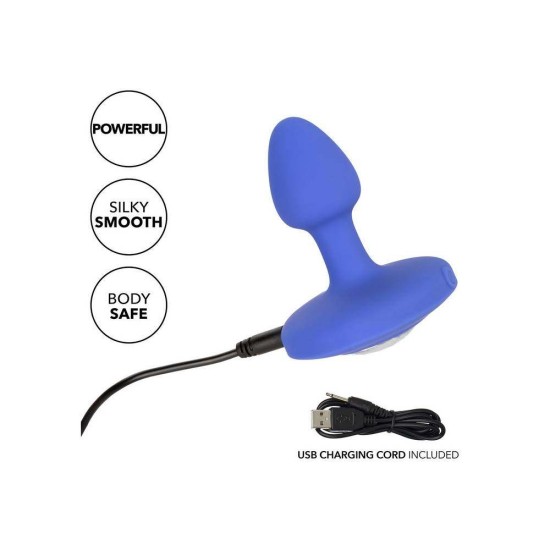 Δονούμενη Σφήνα Πρωκτού - Cheeky Gem Small Rechargeable Vibrating Probe Blue Sex Toys 
