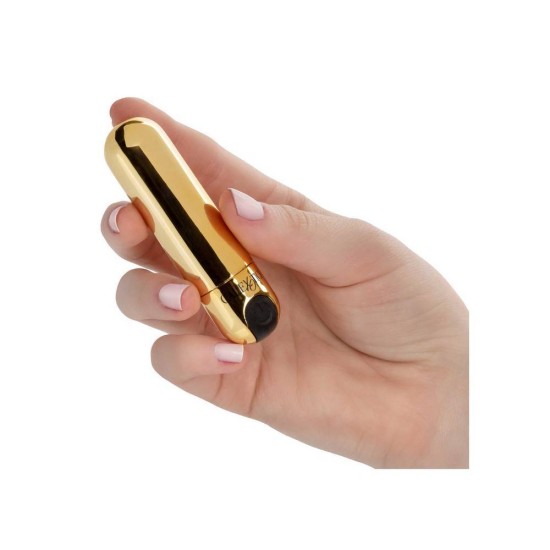 Κλειτοριδικός Δονητής Με Θήκη - Calexotics Rechargeable Hideaway Bullet Gold Sex Toys 