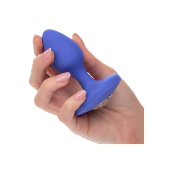 Cheeky Gem Medium Rechargeable Vibrating Probe Blue Sex Toys