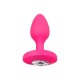 Δονούμενη Σφήνα Πρωκτού - Cheeky Gem Medium Rechargeable Vibrating Probe Pink Sex Toys 