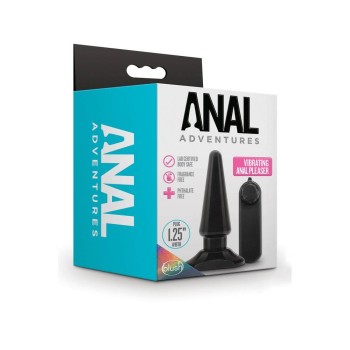 Anal Adventures Vibrating Anal Pleaser Black