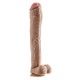 Πολύ Μεγάλο Ρεαλιστικό Πέος - Mr Ed XL Dildo With Suction Cup Beige 33cm Sex Toys 