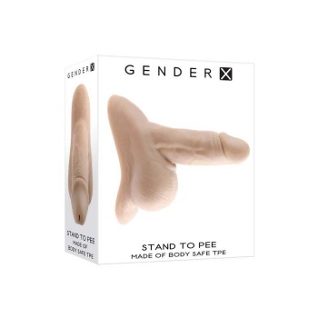 Μαλακό Ομοίωμα Πέους – Gender X Stand To Pee Packer Light Beige