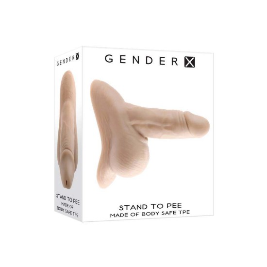 Μαλακό Ομοίωμα Πέους – Gender X Stand To Pee Packer Light Beige Sex Toys 