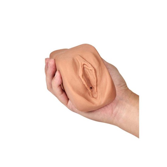 Renata Soft & Wet Vibrating Stroker Tan Sex Toys