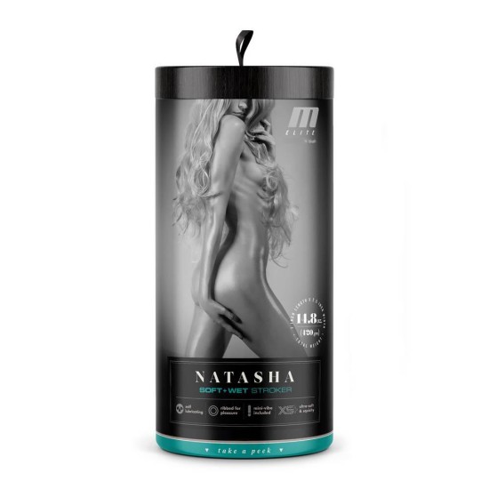 Δονούμενο Ομοίωμα Αιδοίου – Natasha Soft & Wet Vibrating Stroker Beige Sex Toys 
