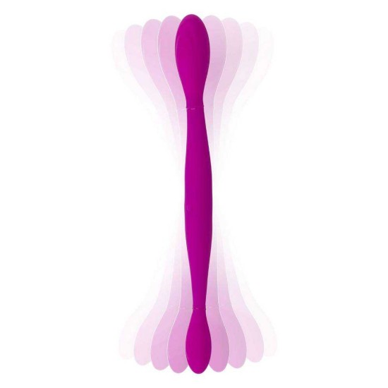 Διπλό Δονούμενο Ομοίωμα Σιλικόνης - Infinity Silicone Vibrating Double Dildo Sex Toys 