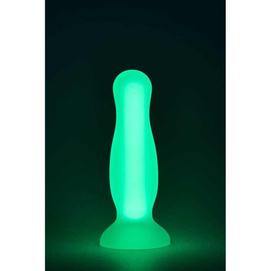 Glow In The Dark Soft Silicone Plug Small Green Sex Toys
