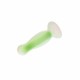 Φωσφοριζέ Σφήνα Σιλικόνης - Glow In The Dark Soft Silicone Plug Small Green Sex Toys 