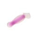 Φωσφοριζέ Σφήνα Σιλικόνης - Glow In The Dark Soft Silicone Plug Medium Purple Sex Toys 