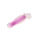 Glow In The Dark Soft Silicone Plug Medium Purple Sex Toys